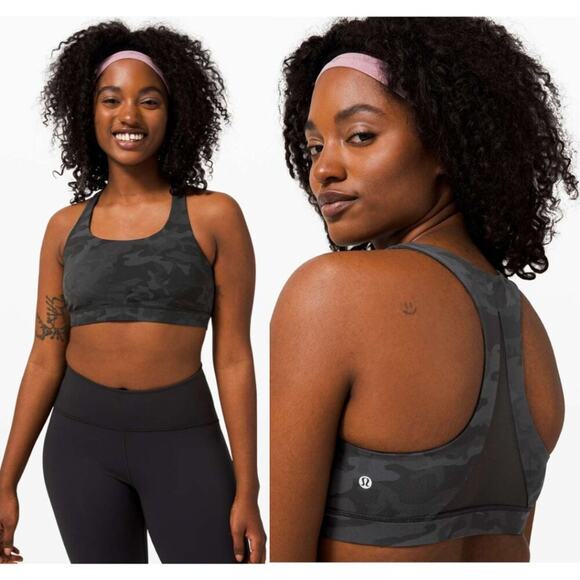Lululemon Invigorate *Medium Support B/C Cup Sports Bra in Incognito Camo - Picture 1 of 5